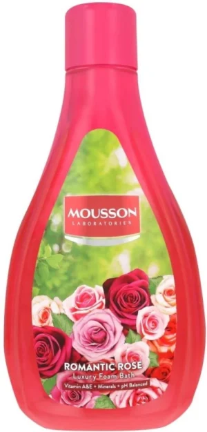Mousson Foam Bath Romantic Rose Shrinkwrap 6 x 2 L