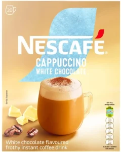 Nescafe White Chocolate Cappuccino Sachets 20 x 1.8g