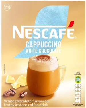 Nescafe White Chocolate Cappuccino Sachets 20 x 1.8g