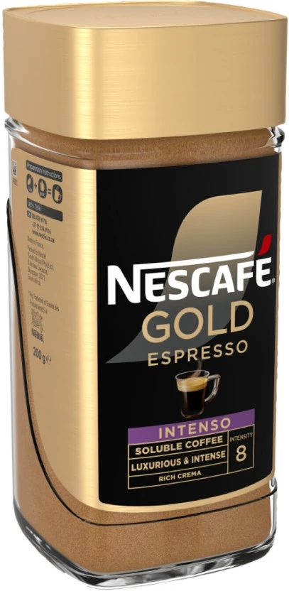 Nescafe Gold Espresso Instant Coffee Intenso Flavoured 200 g - Image 2