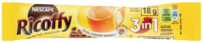 Nescafe Ricoffy 3 In 1 Instant Coffee 18 g