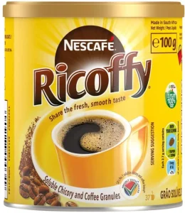 Nescafe Ricoffy Instant Coffee Chicory Flavoured 6 X 100 g