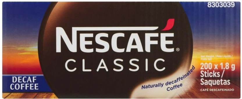 Nescafe Select Decaf Sach Roast Ground Coffee Chocolate Flavoured 200 X 1. 8 g