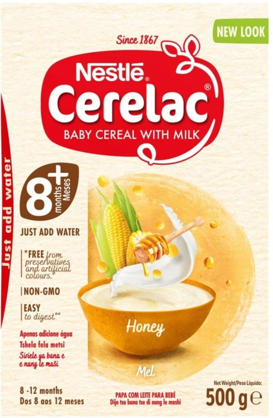 Nestle Cerelac Infant Honey Cereal 8+ Months 500 g
