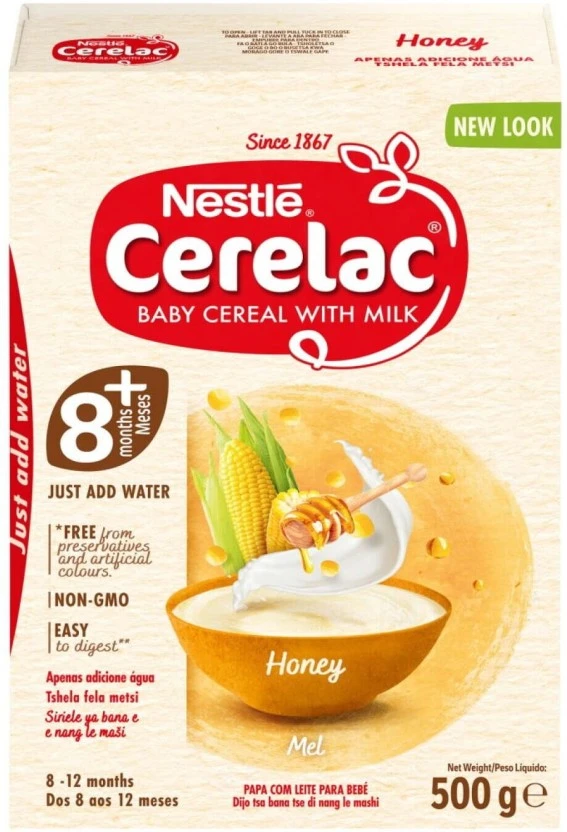 Nestle Cerelac Infant Honey Cereal 8+ Months 500 g - Image 3