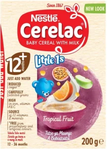 Nestle Cerelac Little 1’s Tropical Fruit Cereal 12+ Months 200 g