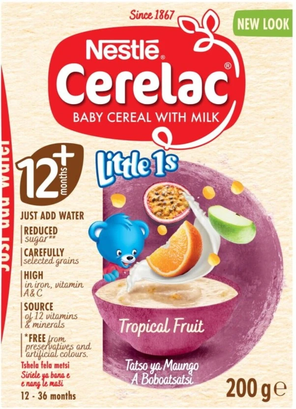 Nestle Cerelac Little 1's Tropical Fruit Cereal 12+ Months 200 g