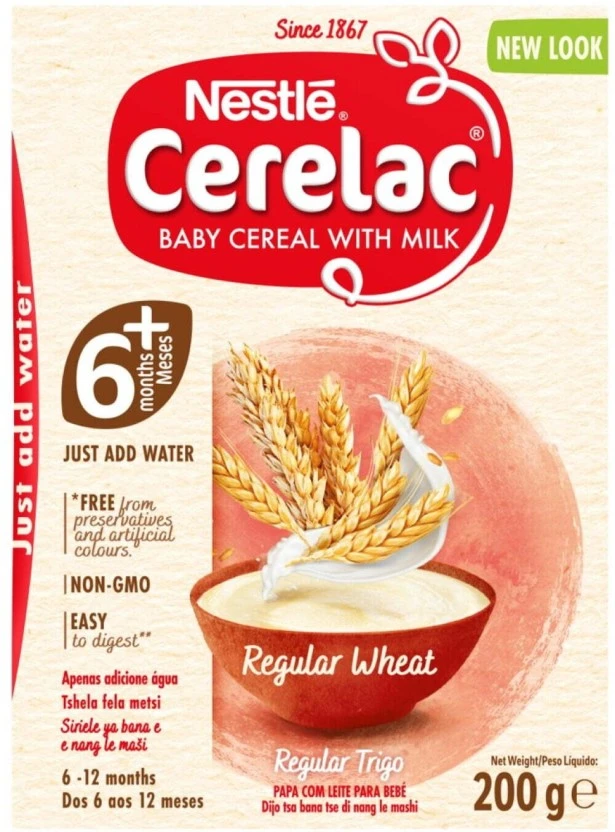 Nestle Cerelac Stage 1 Regular Wheat Cereal 6+ Months 200 g