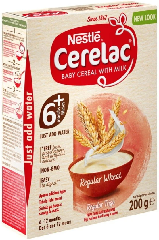 Nestle Cerelac Stage 1 Regular Wheat Cereal 6+ Months 200 g - Image 2