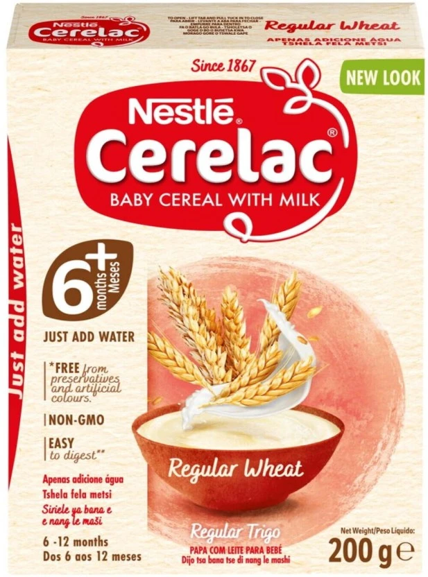 Nestle Cerelac Stage 1 Regular Wheat Cereal 6+ Months 200 g - Image 3