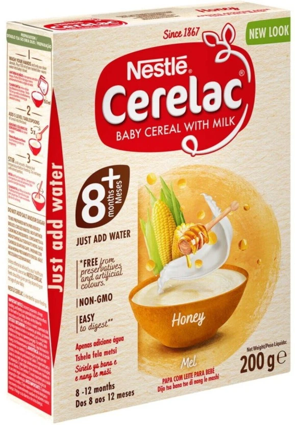 Nestle Cerelac Stage 2 Honey Cereal 8+ Months 200 g - Image 2