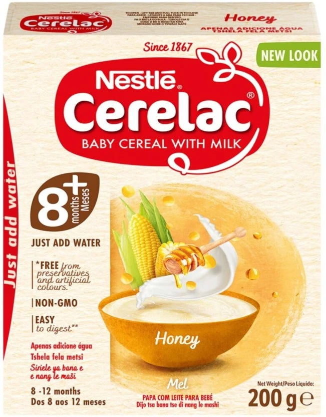 Nestle Cerelac Stage 2 Honey Cereal 8+ Months 200 g - Image 3