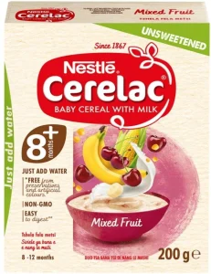 Nestle Cerelac Unsweetend Mixed Fruit 8-12 Months 200 g