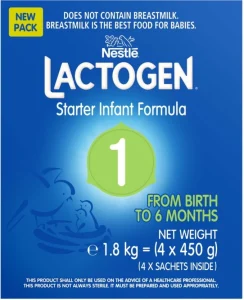 Nestle Lactogen Starter Infant Formula Stage 0-6 Months 1.8 kg