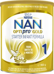 Nestle Nan Optipro Gold Starter Infant Formula 1   0-6 Months 900 g