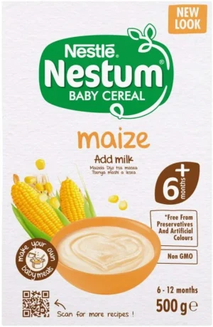 Nestle Nestum Infant Cereal Maize 500 G, 12+ Months 500g
