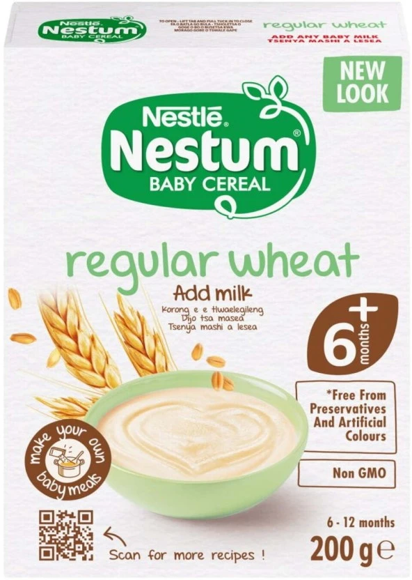 Nestle Nestum Stage 1 Wholewheat Cereal 6+ Months 200 g - Image 3