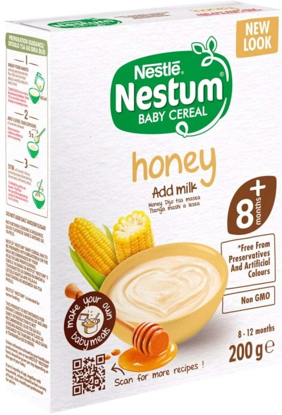 Nestle Nesum Stage 2 Honey Cereal 8+ Months 200 g - Image 2