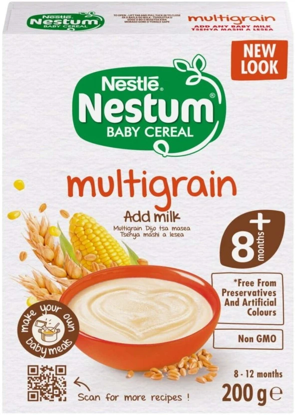 Nestle Nestum Stage 2 Multigrain Cereal 8+ Months 200 g - Image 3