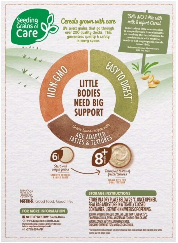 Nestle Nestum Stage 2 Multigrain Cereal 8+ Months 200 g - Image 4
