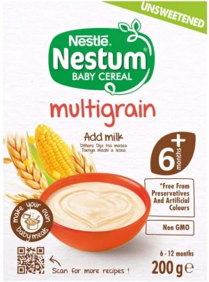 Nestle Unsweetened Multigrain Cereal 6-12 Months 200 g