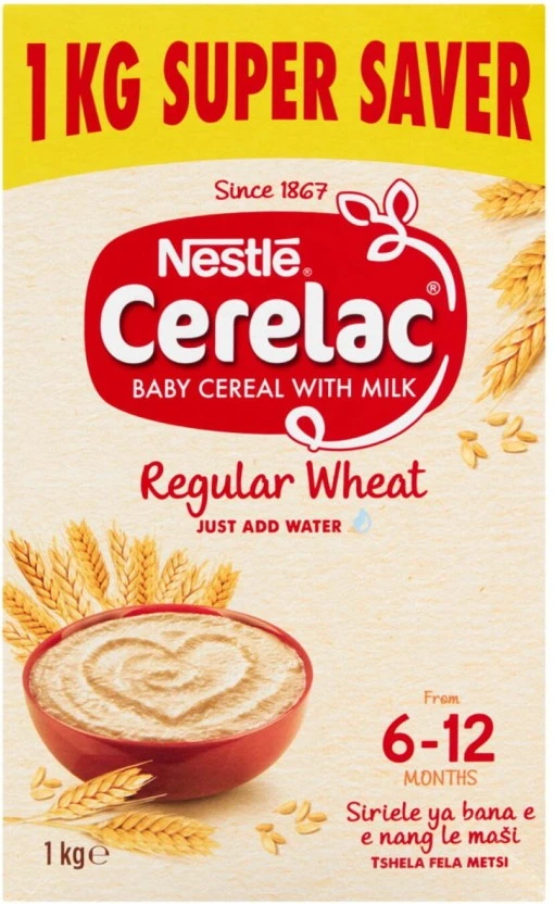 Nestle Cerelac Regular Wheat Baby Cereal 6+ Months 1 kg - Image 3