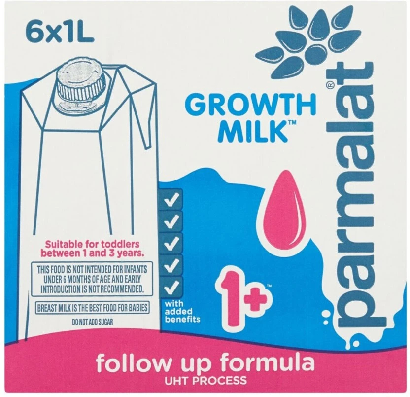 Parmalat Growth 1+ Milk 6 X 1 L - Image 2
