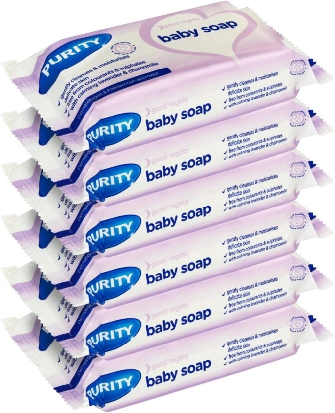Purity Elizabeth Anne's Baby Soap Lavender Chamomile 6 X 175 g - Image 2