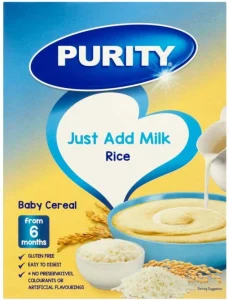 Purity Infant Cereal 1st Food Rice 6+ Months 200 g