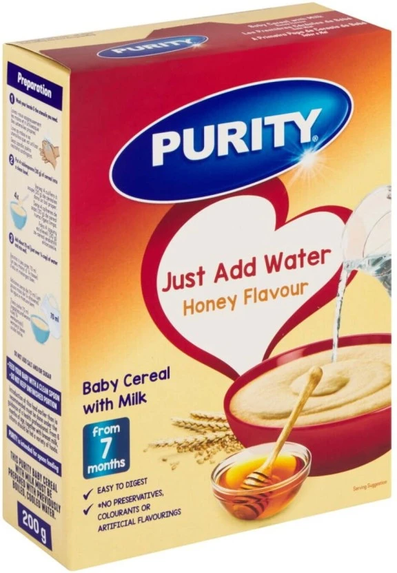 Purity Infant Cereal 3rd Food Honey 7+ Months 200 g - Image 2