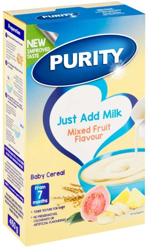 Purity Infant Cereal Mixed Fruit 7+ Months 450 g - Image 2