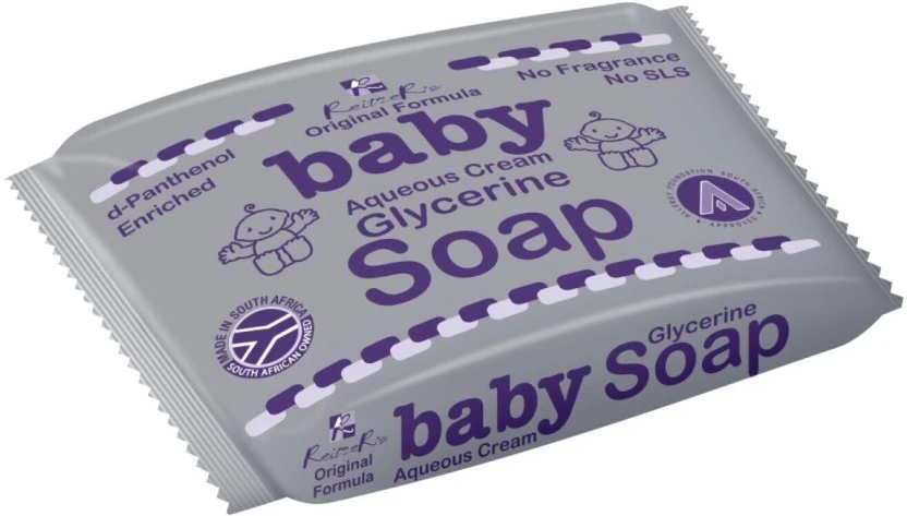 Reitzer's Baby Aqueous Cream Glycerine Soap Fragrance-free 12 X 100 g - Image 2