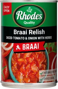 Rhodes Braai Relish Vegetables 6 x 410 g