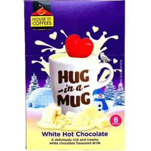 House Of Coffees Hug In A Mug Cappuccino White Chocolate 8 x 25 g