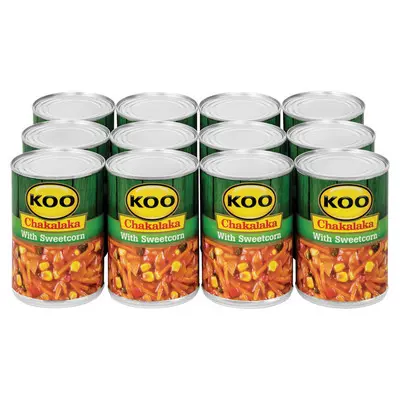 Koo Chakalaka With Sweet Corn Vegetables 12 x 410 g - Image 2