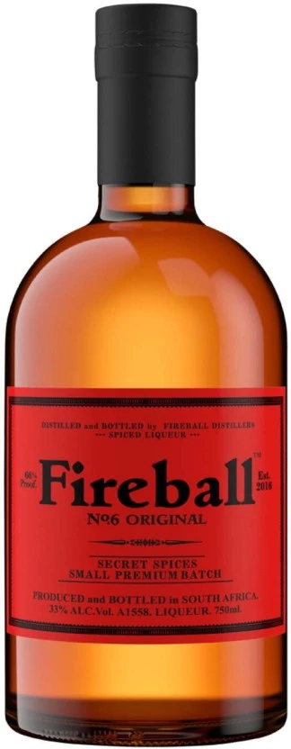 Fireball No. 6 Original Liqueur 6 x 750 ml