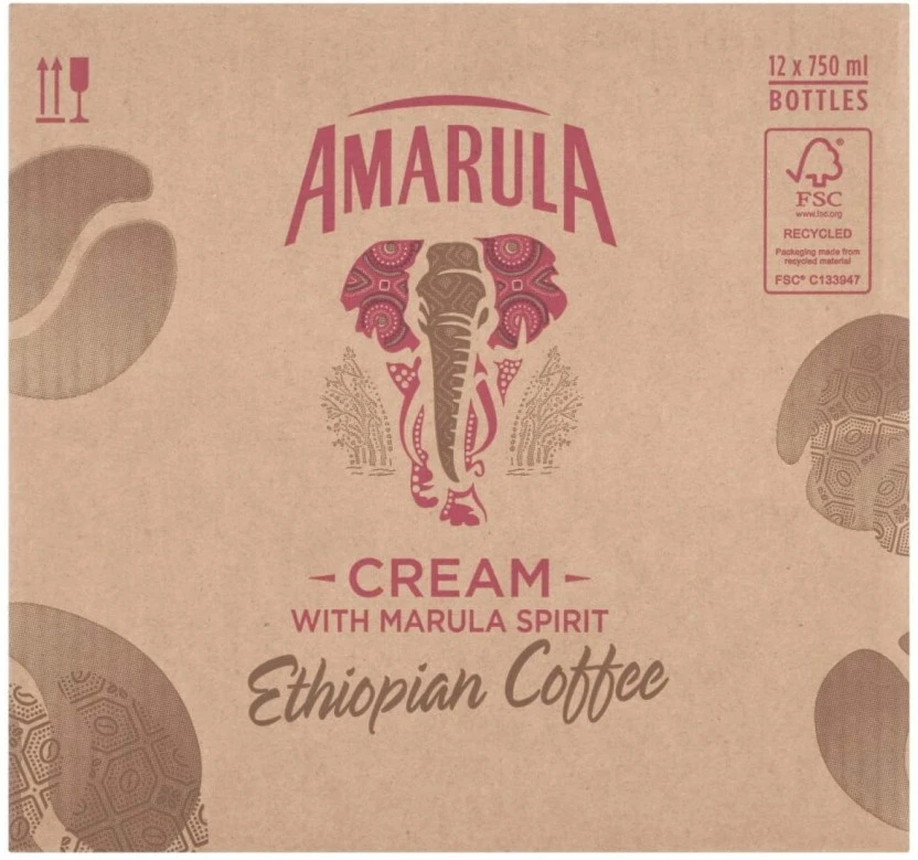 Amarula Ethiopian Coffee Cream Liqueur 12 x 750 ml