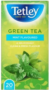 Tetley Mint Flavoured Green Tea Bags 20