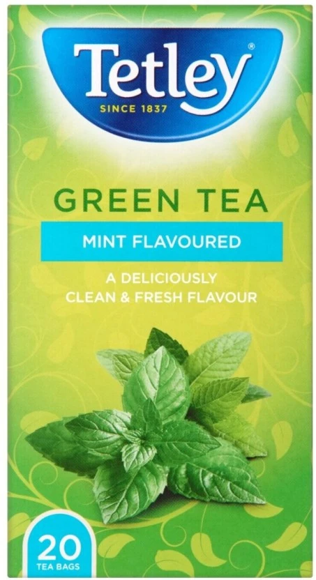 Tetley Mint Flavoured Green Tea Bags 20