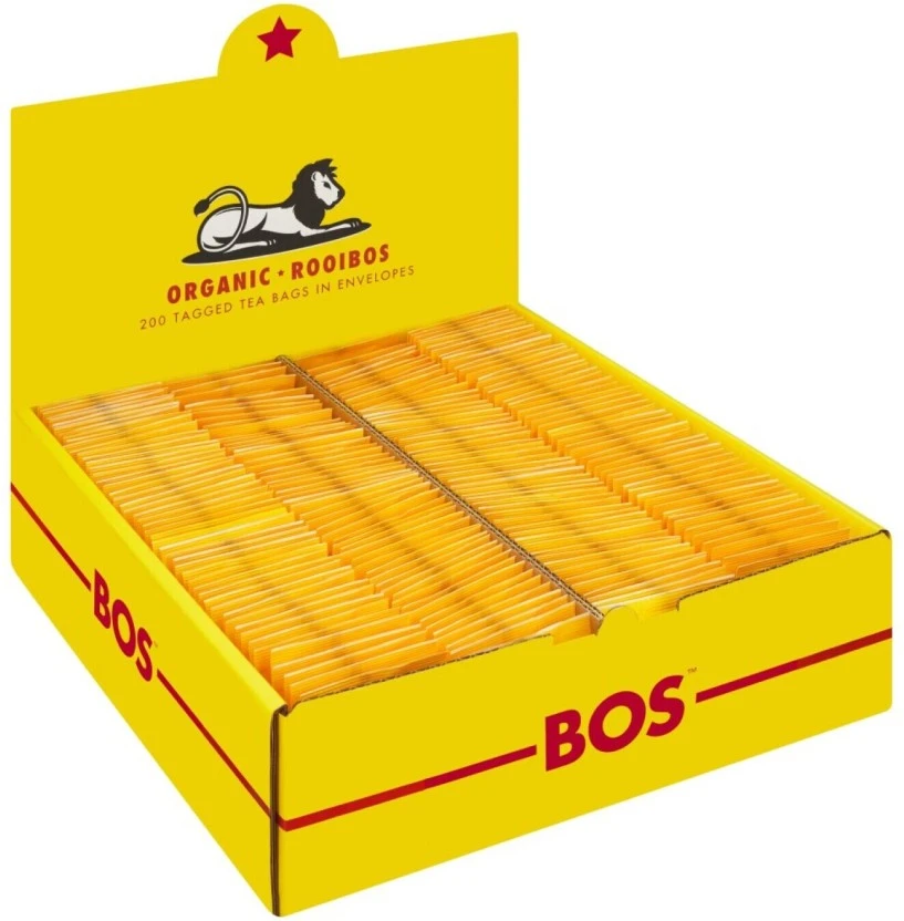 Bos Organic Tagged Envelope Rooibos Tea Bags 200 - Image 2