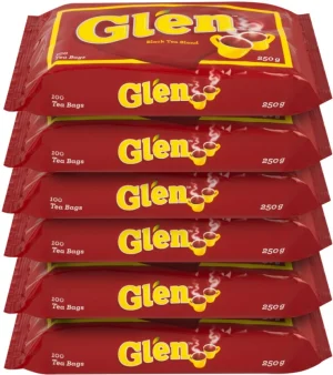 Glen Black Tea Bags 6 x 100