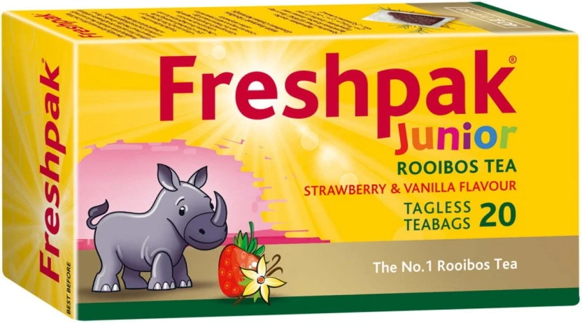 Freshpak Junior Strawberry & Vanilla Rooibos Tea Bags 20 - Image 2