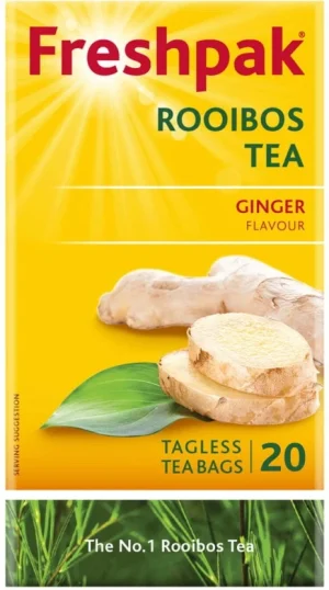 Freshpak Rooibos Ginger Flavoured Tea 20