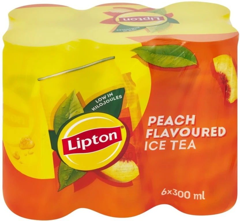 Lipton Ice Tea Peach Iced Can 6 X 300 ml