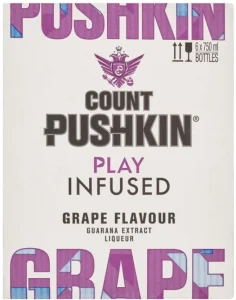Count Pushkin Grape Liqueur 6 x 750 ml