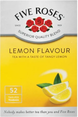 Five Roses Lemon Flavour Black Tea 52