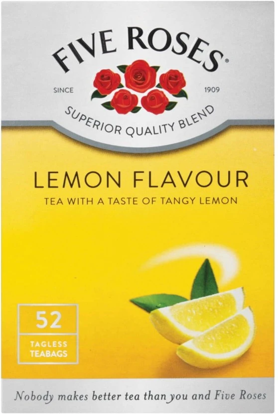 Five Roses Lemon Flavour Black Tea 52 - Image 2