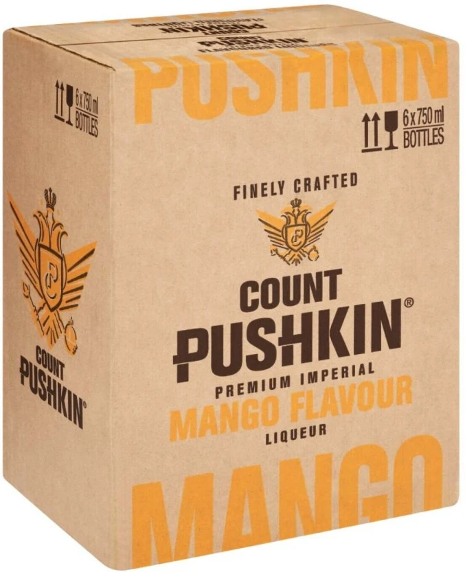 Count Pushkin Mango Liqueur 6 x 750 ml - Image 4