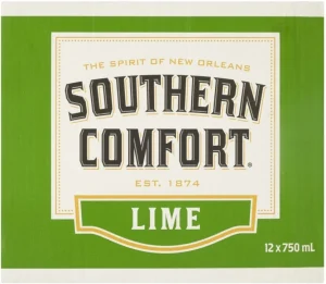 Southern Comfort Lime Liqueur 12 x 750 ml