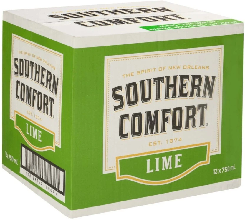 Southern Comfort Lime Liqueur 12 x 750 ml - Image 2